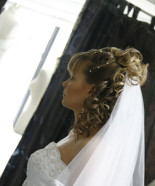 Wedding Hairstyle Y18 – Half Up, Vintage Romantic Look