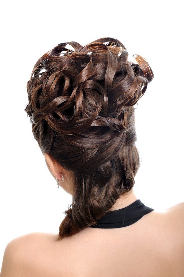 Wedding Hairstyle Y30 – Izabella option 2 Half Up, Vintage Romantic Look