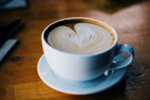 Latte heart art at your wedding