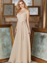 Mori Lee style 145 Lace chiffon dress